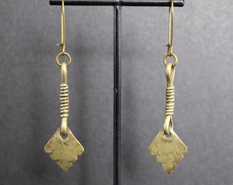 Tribal Kuchi Earrings, Boho Jewelry, Unique Earrings, Women Gifts, Brass Dangle