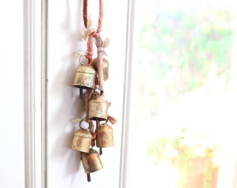 Pagan Gifts, Bell Decoration, Housewarming Gift, Home Decor, Door Knob Accessories, Boho Decor, New Home Gifts