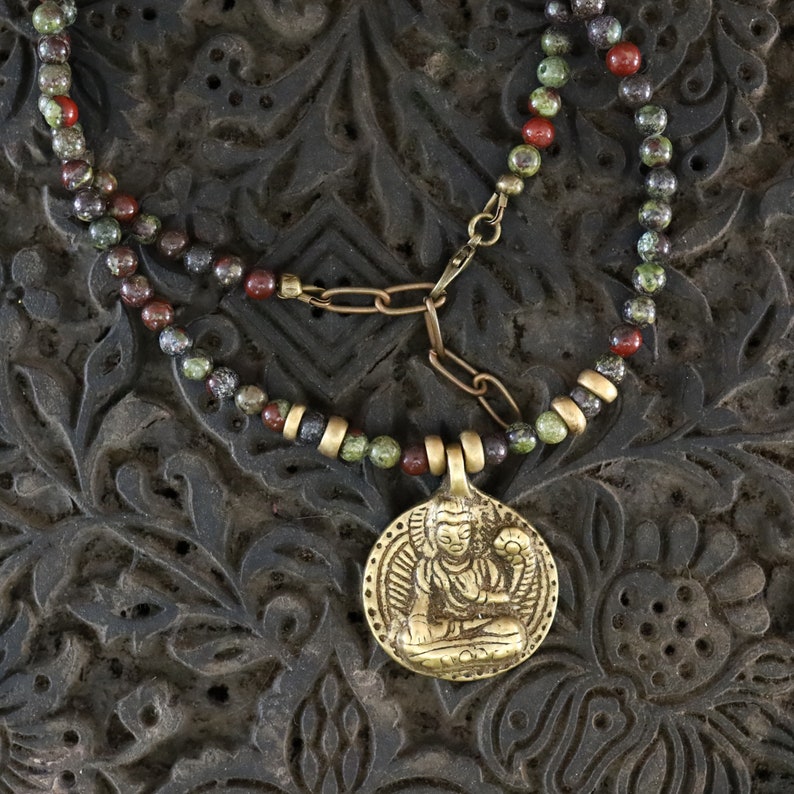 Buddha Men Women Necklace, Yoga Gifts, Buddha Necklace, Zen Necklaces, Buddha Jewelry, Zen Gifts, Yoga Jewelry image 4