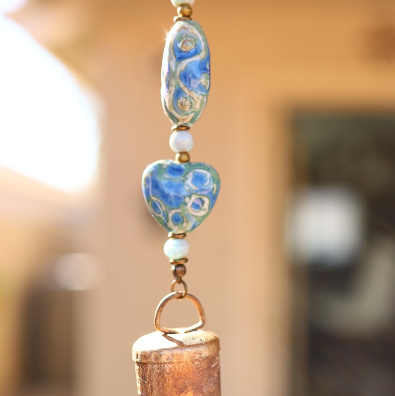Backyard Decor, Bird Outdoor Wind Chime, by Mystic Pieces bild 8