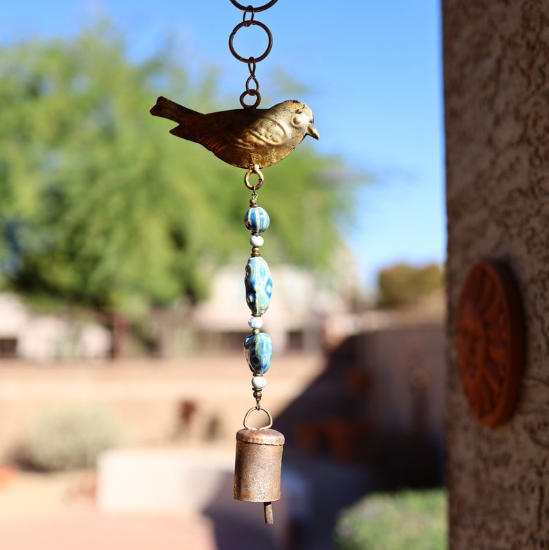 Backyard Decor, Bird Outdoor Wind Chime, by Mystic Pieces bild 2