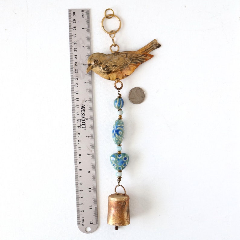 Backyard Decor, Bird Outdoor Wind Chime, by Mystic Pieces bild 3