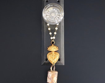 Home Accent Sacred Heart, Spiritual Bell Decoration, by Mystic Pieces