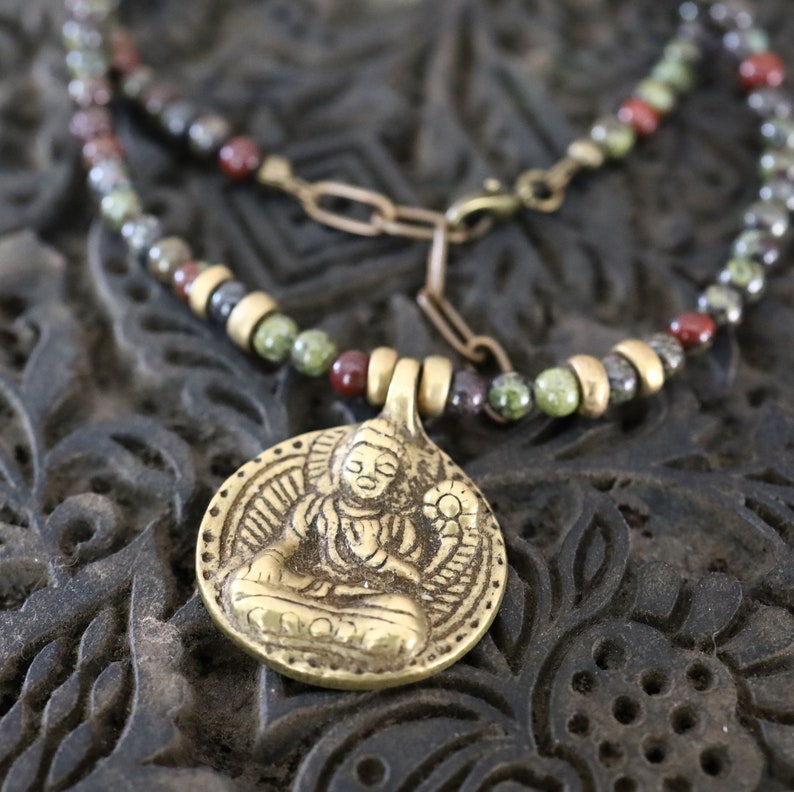 Buddha Men Women Necklace, Yoga Gifts, Buddha Necklace, Zen Necklaces, Buddha Jewelry, Zen Gifts, Yoga Jewelry image 10