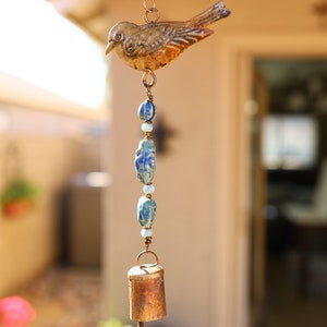 Backyard Decor, Bird Outdoor Wind Chime, by Mystic Pieces bild 7