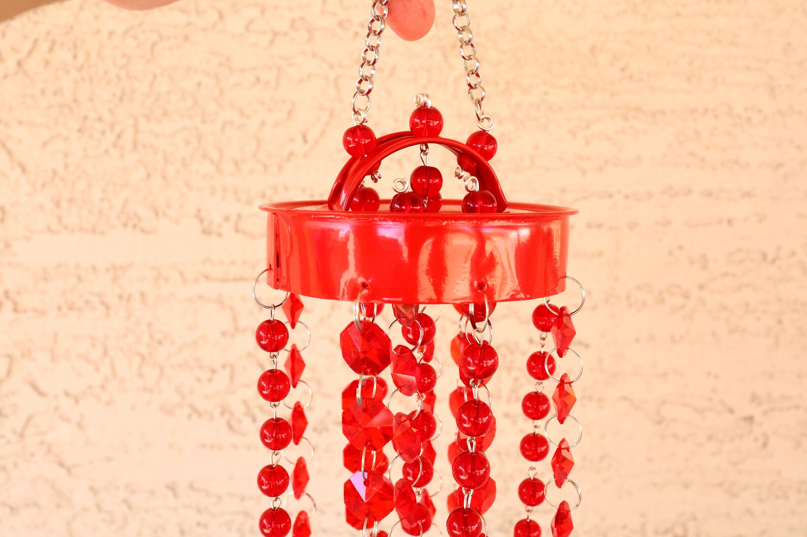 Patriotic Windchime Crystal Wind Chimes Backyard Decor Wind Etsy