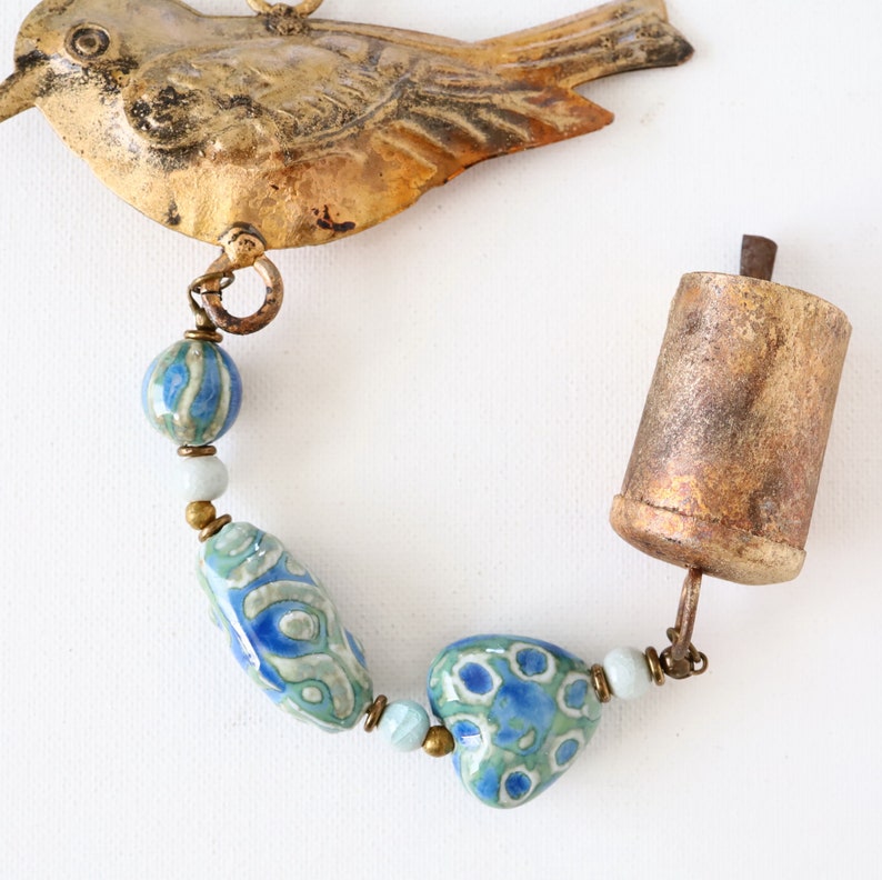 Backyard Decor, Bird Outdoor Wind Chime, by Mystic Pieces bild 5