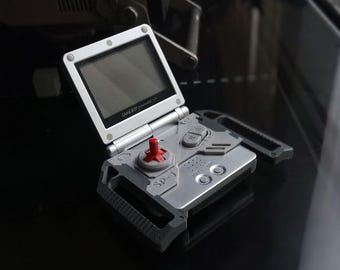 SP-Grip Futuristic Joystick Kit for Gameboy Advance SP 3Dprint STL
