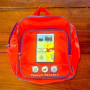 Vintage Winnie the Pooh Backpack - Etsy display picture 1