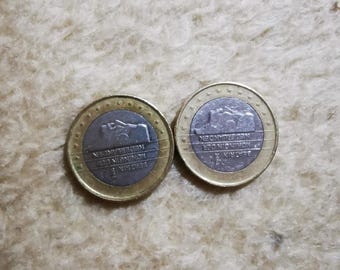非常に美しい 1999 年フランス 1 ユーロ コイン (FEF) をご紹介