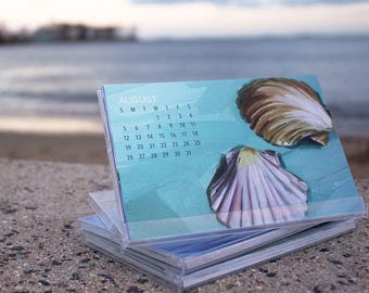 2018 Art by Alyssa Coastal Desktop Calendar