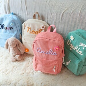 Sac à dos personnalisé pour enfants, sac à dos prénom pour enfants, sac à dos personnalisé pour tout-petits, sac à dos personnalisé pour enfants avec nom, cadeaux de rentrée