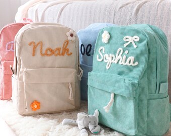 Mochila bordada personalizada para niños pequeños: Mochila infantil personalizada