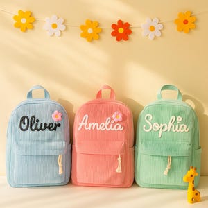 Sac à dos personnalisé pour enfants, sac à dos prénom pour enfants, sac à dos personnalisé pour tout-petits, sac à dos personnalisé pour enfants avec nom, cadeaux de rentrée