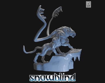 Ice Displacer Beast STL miniature