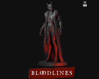 The Heretic - Vampire STL miniature