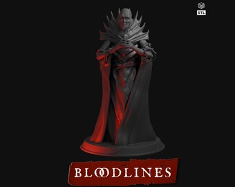 The Shattered - Vampire STL miniature