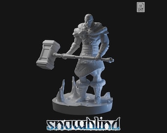 Barbarian STL Miniature