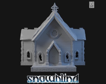 Church (Snow) STL miniature