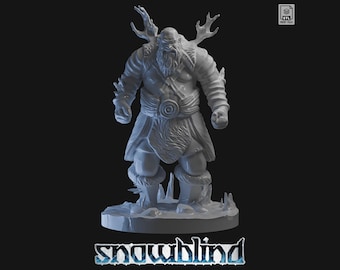 Frost Giant STL miniature