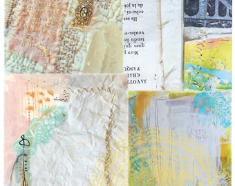 Paper Immediate Download - Original Art Prints to use for personal Journals, Scrapbooking, Mixed Media Art