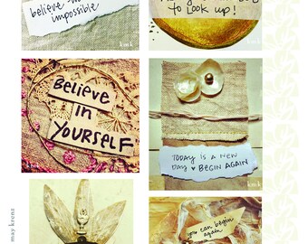 Positive Living Art - Immediate download art