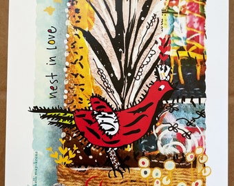 Art Print - SHINE - Nest in Love