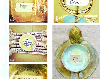Positive Living Quotes page for immediate download