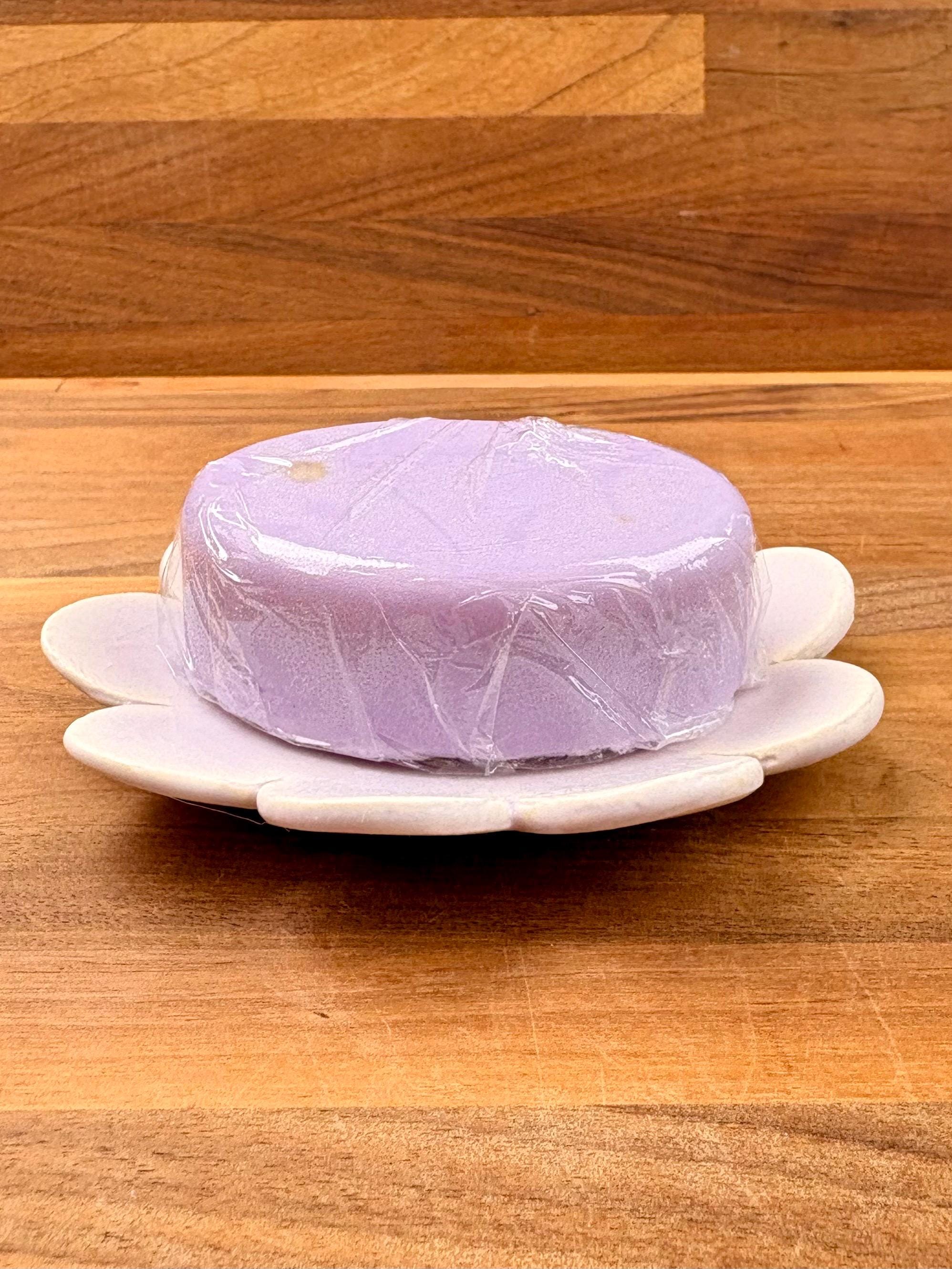 Handmade Lavender Soap & Ceramic Dish Gift Set