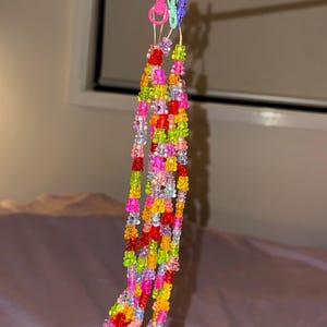 Rainbow Gummy Bear Phone/Bag Charm Bracelet