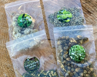 Dried flowers for papermaking, candles, chrysanthemum bud, mallow flower, lotus seed, lotus seed heart, inclusions, dried flowers