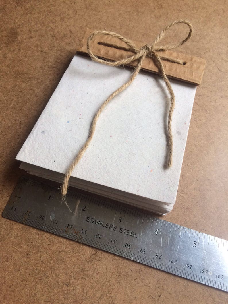 4x5 Scratch Pad Notepad Notebook Recycled Note Pad Etsy