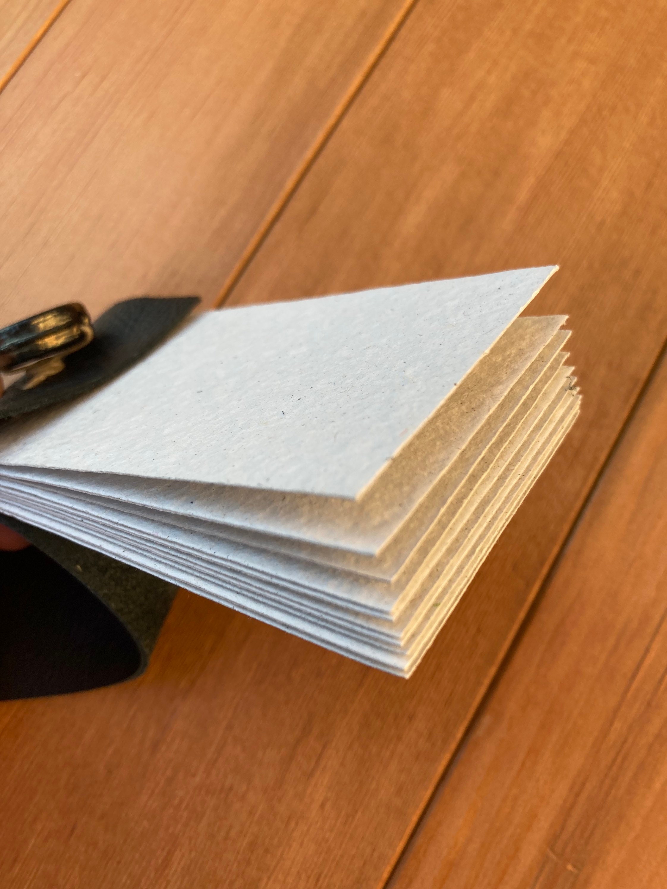 2x4 inch pocket watercolor journal, soft cover book, leather journal