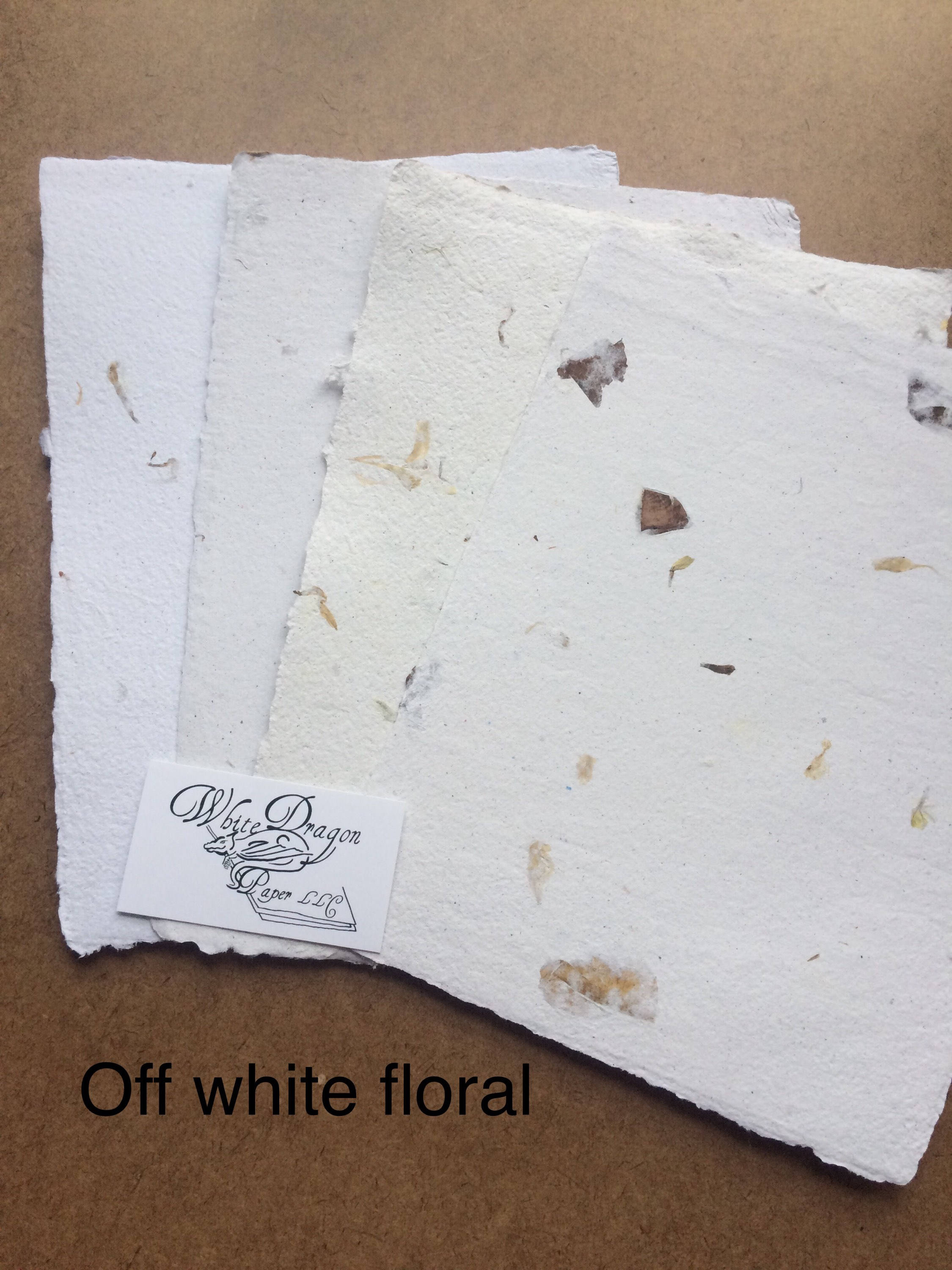 10 sheets 8x10 inch handmade paper, recycled paper, eco friendly paper