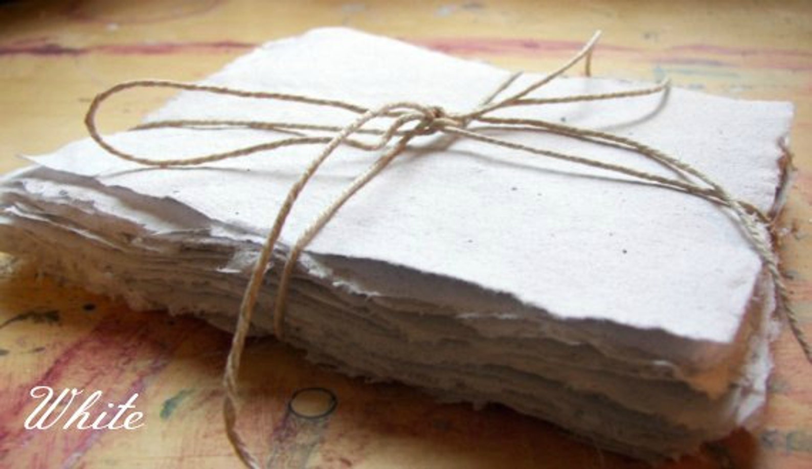 10 Assorted Sheets of Handmade Recycled Paper, Eco Friendly, Textured Collage Su