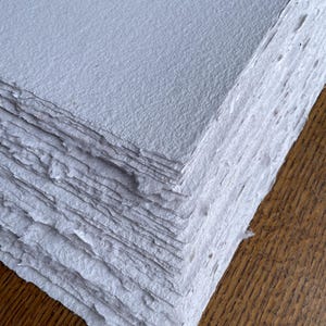 Carta per acquerello grigio chiaro da 8,5 x 11 pollici, 145 g/m², vegana, carta per tecniche umide, carta per acquerello, carta per tecniche miste, calligrafia, intaglio
