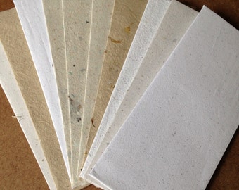 10 envelopes 9.25x4 inch business sized envelopes, letter envelopes, homemade paper, handmade envelopes, eco friendly paper recycled paper