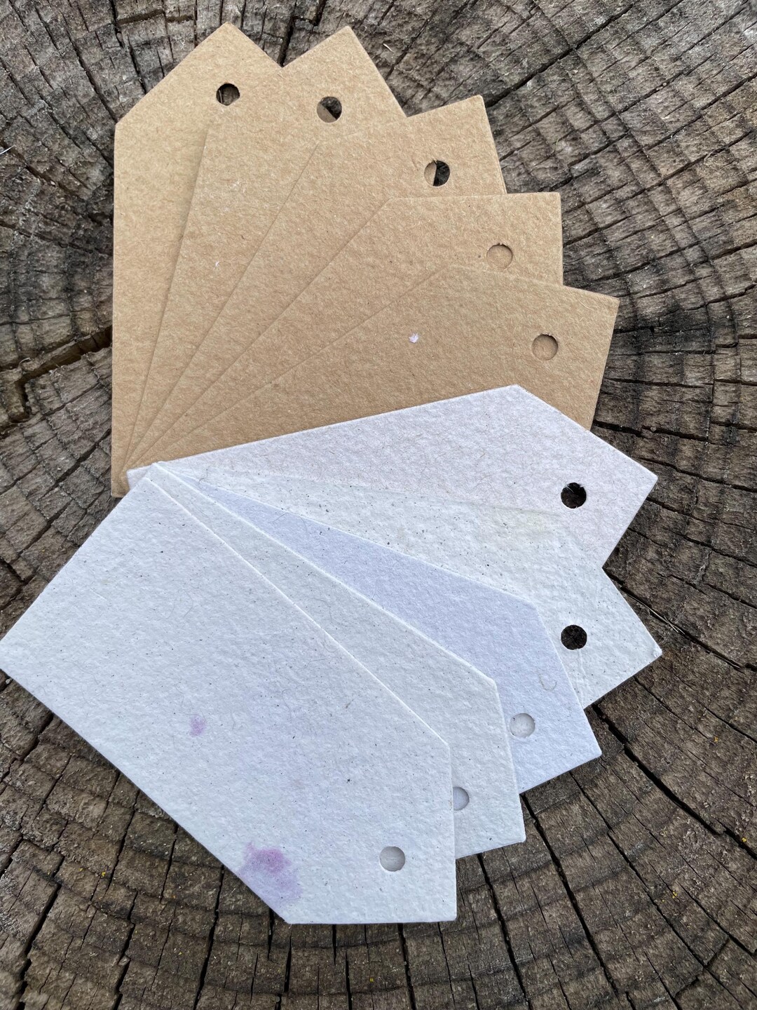 10 Neutral Gift Tags, Eco Friendly Packaging, Price Tags, Recycled ...
