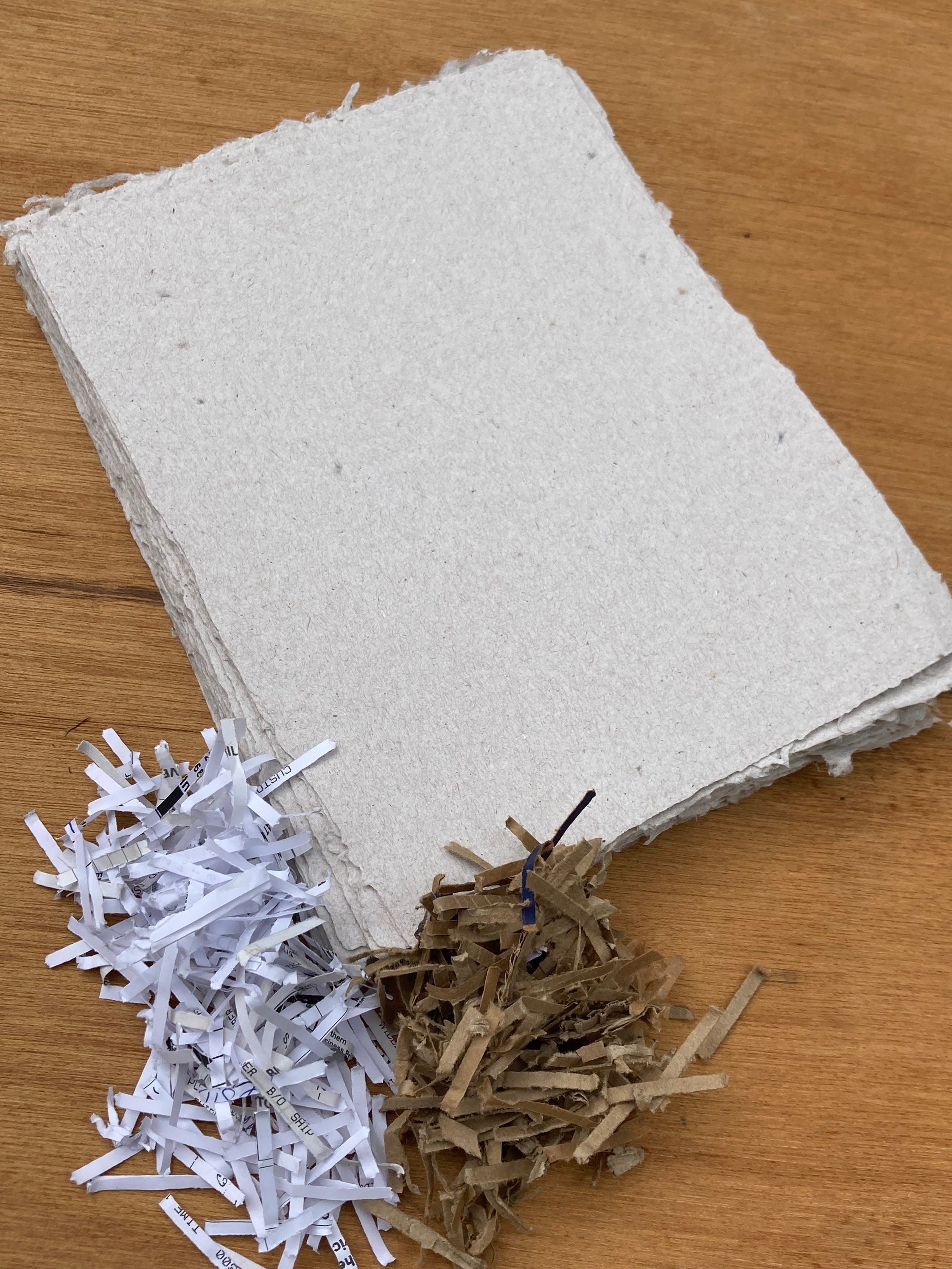 10 Sheets of Handmade Recycled Paper, 2x3, 4x4, 4x5, 4x5, 5x6, 5x7, 5x8 