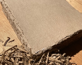 150 Small Handmade Recycled Paper Sheets, Eco Friendly