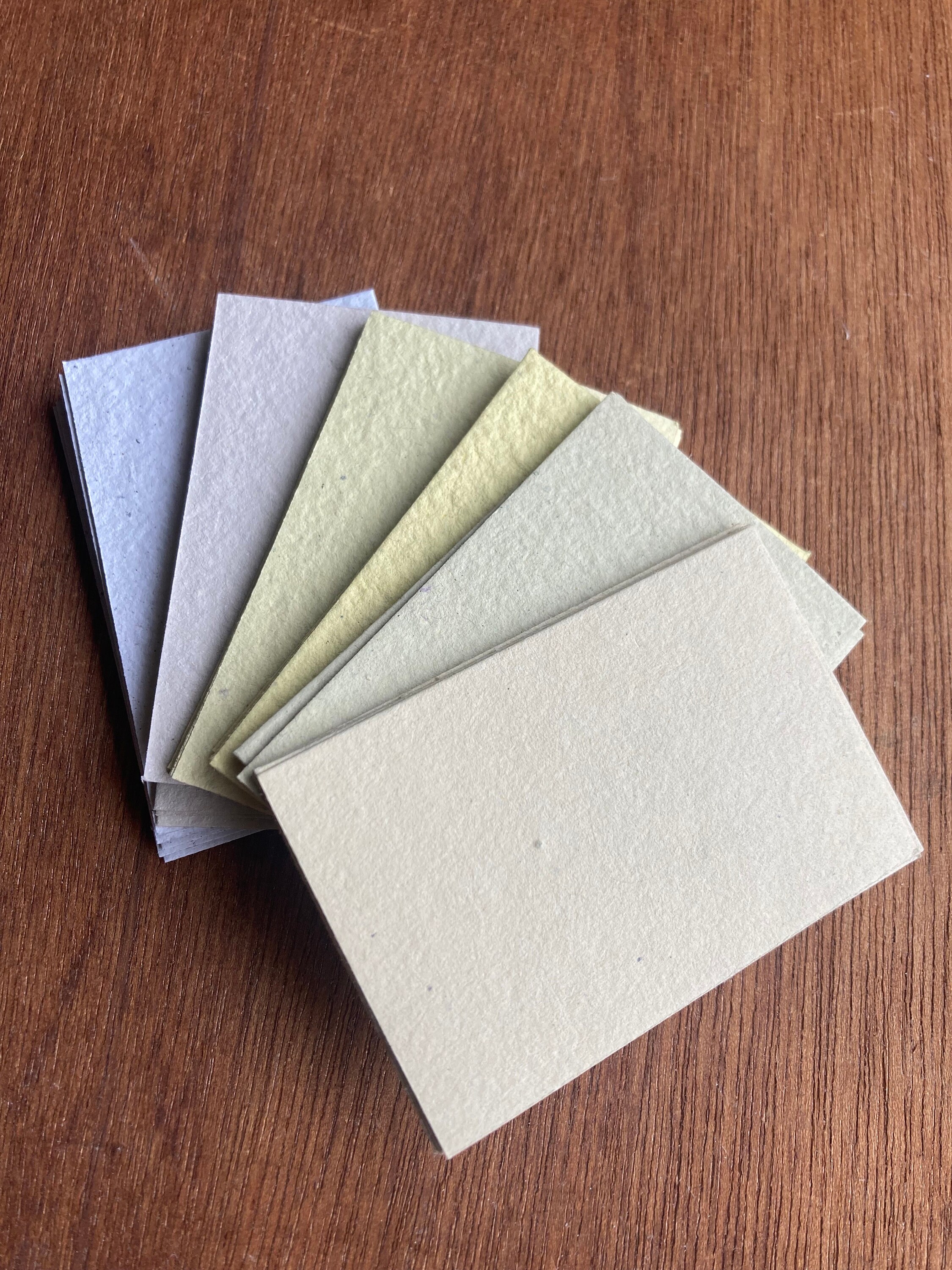 Handmade Deckle Edge Thick Watercolor Painting Paper 15 Loose Leaf Sheets,  Premium White Cold Press Textured Mixed Media Paper 