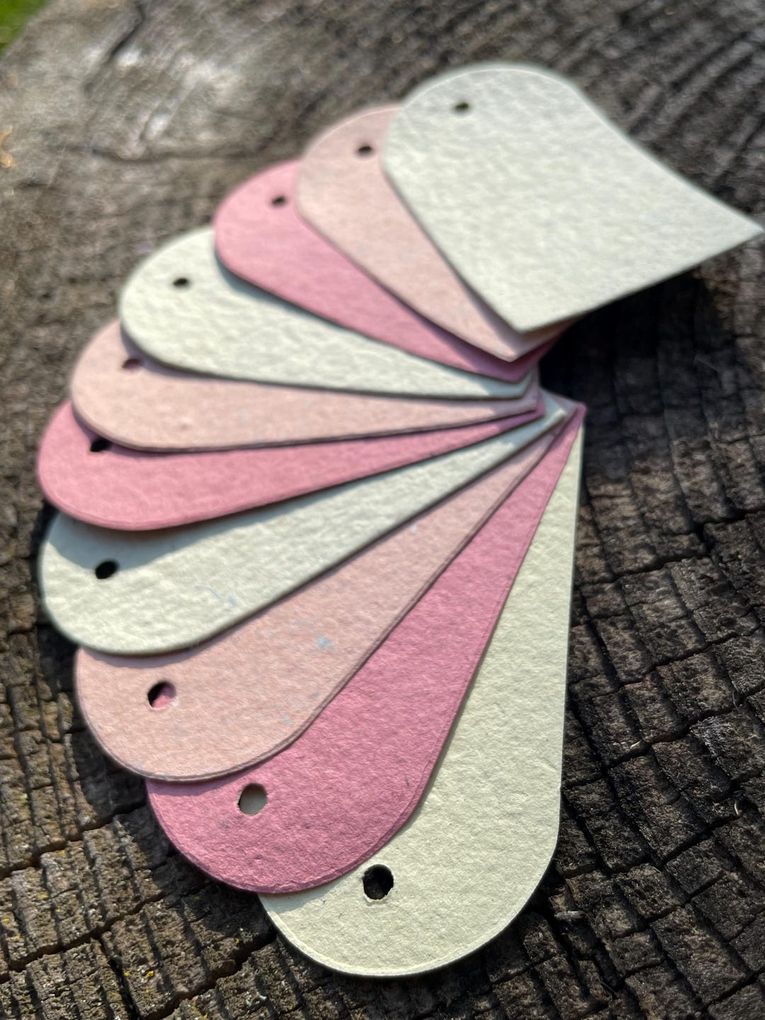 10 Rounded Gift Tags, Eco Friendly Packaging, Price Tags, Recycled ...