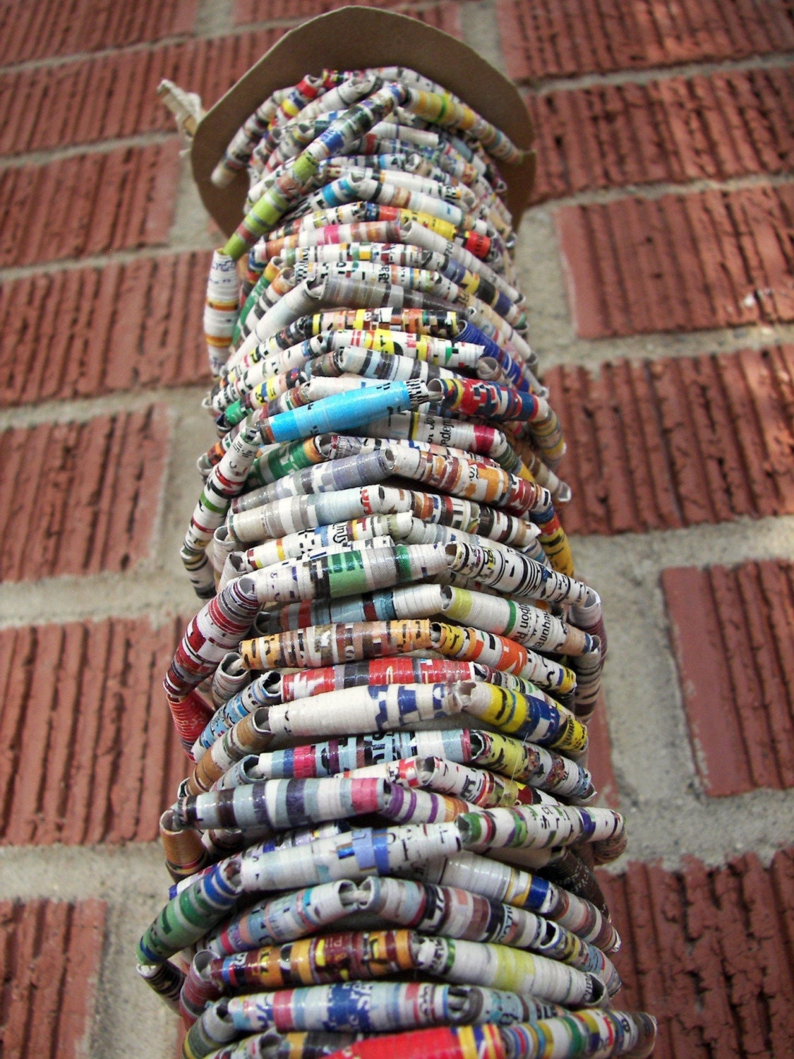 paper bead garland