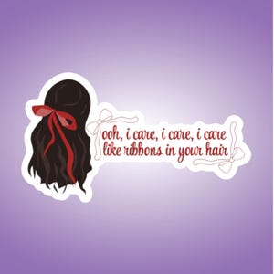 Lacy Olivia Rodrigo Sticker | GUTS Album | Olivia Rodrigo Lacy Lyric Sticker | Merch