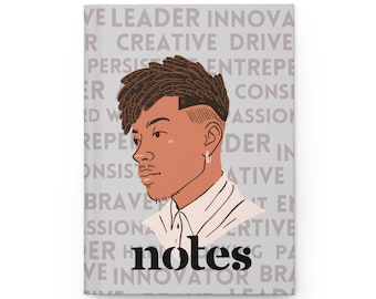 Inspirational Journal for Black Men: Mosaic Hardcover Notebook