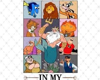 Disney Dad Era PNG, Cartoon Character Clipart (Digital Download)