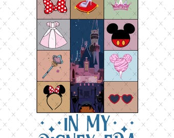 In My Disney Era Svg, Family Trip Png, Retro Mouse Ears (Instant Download)