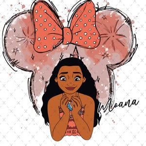 Retro Moana SVG: Cricut & Shirt Design (Digital File)