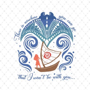 Retro Moana Clipart: Princess PNG, Shirt Design (Digital File)