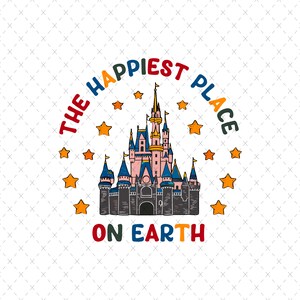 The Happiest Place On Earth Svg, Magical and Fabulous Svg, Family Trip, Colorful Vacay Mode Svg, Magical Kingdom Svg Png, Magic Castle Shirt
